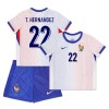 Maglia ufficiale Francia T. Hernandez 22 Trasferta Euro 2024 per Bambino